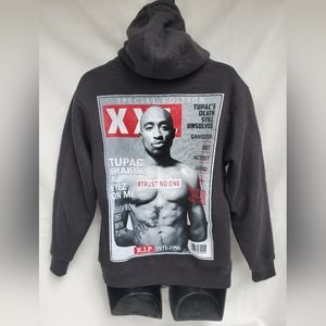 Pro Team Hoodie 2-Sided 2Pac Shakur Makaveli All Eyez On Me Black Men's Size M
